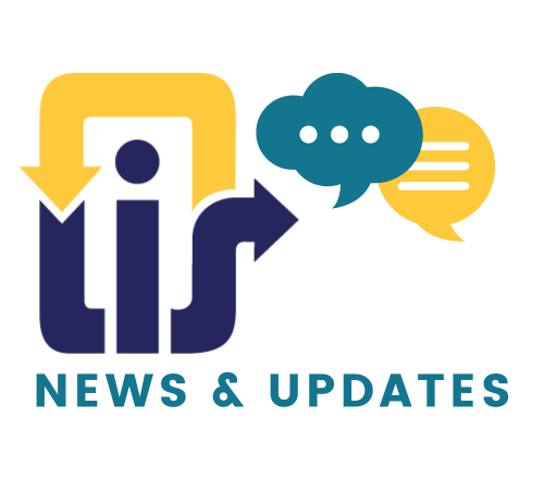 OLIS Logo with speech bubbles over the words News & Updates