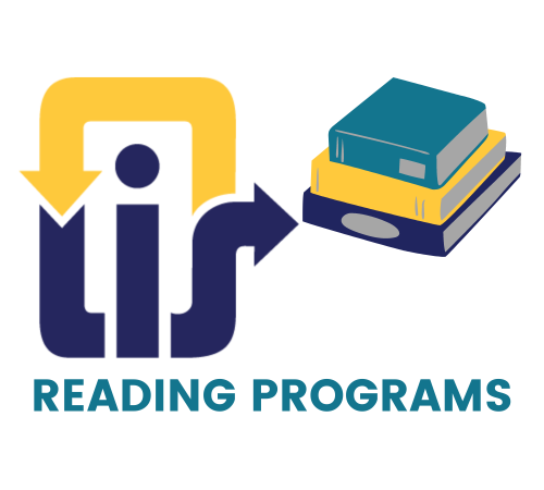 OLIS Logo with a stack of books over the words Reading Programs