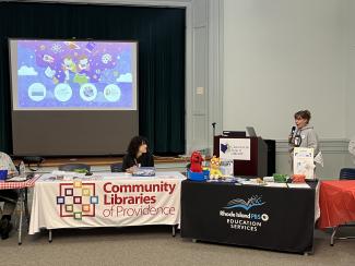 Large screen showing the RIPBS Student Reader Search segment